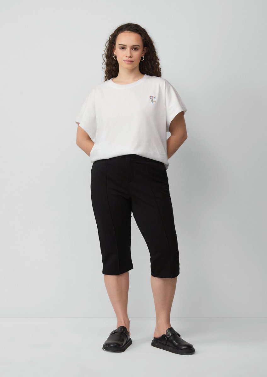 Capribroek van interlock-jersey