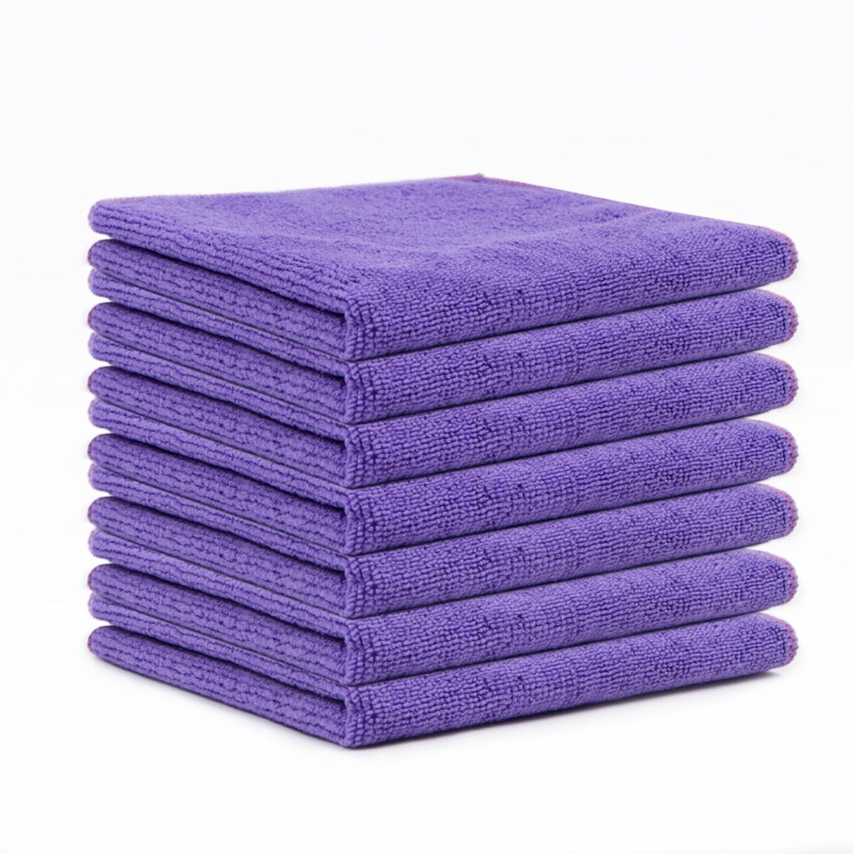 Microvezel Schoonmaakdoek Paars – Set van 3 – 30x30 cm – Streeploos & Pluisvrij – Schoonmaakdoeken voor Keuken, Auto-interieur, Ramen en Spiegels