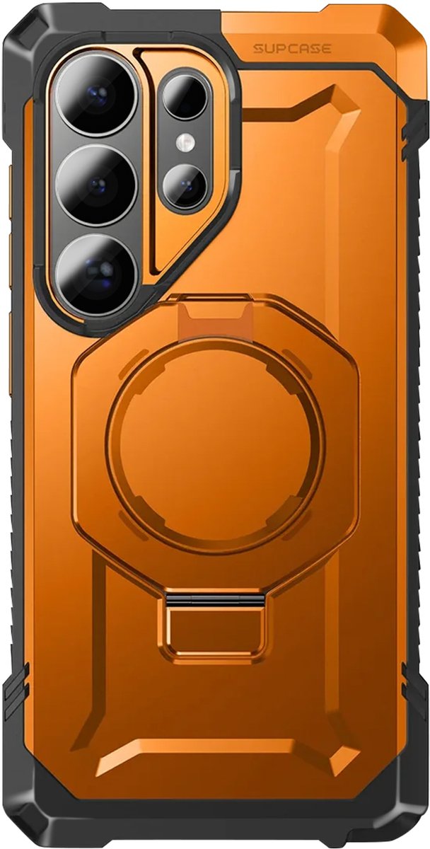 Supcase UB Grip hoesje geschikt voor Samsung Galaxy S26 Ultra - Geschikt voor MagSafe - Oranje