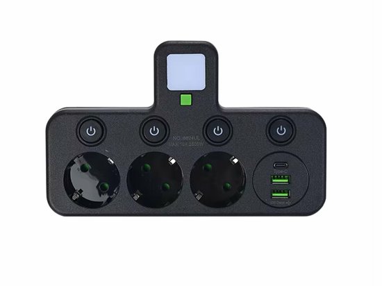Bureau stekkerdoos zwart met usb, hdmi en internet Bureau stekkerdoos zwart met usb, hdmi en internet
