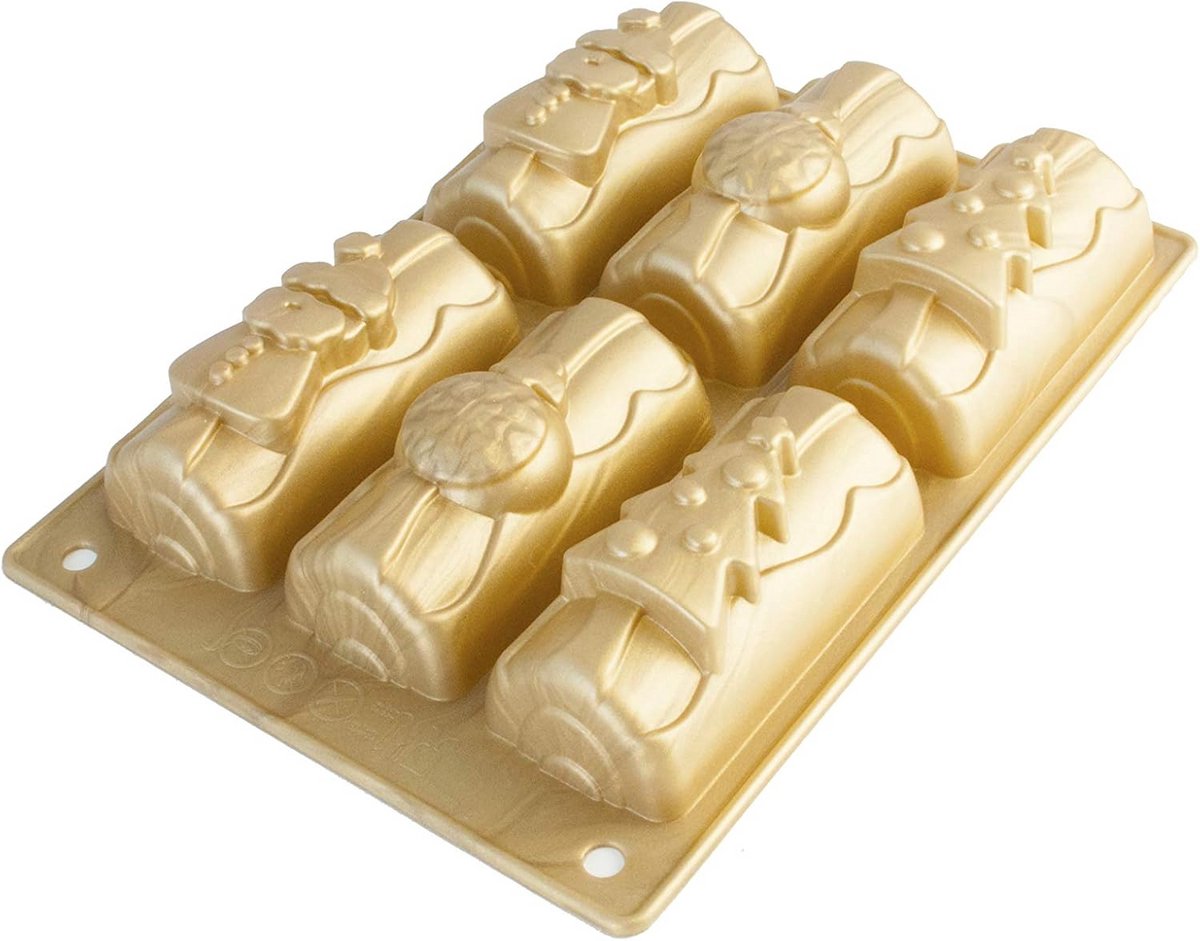 Siliconen Bakvorm Mini Blokjes 6 Stuks Hittebestendig