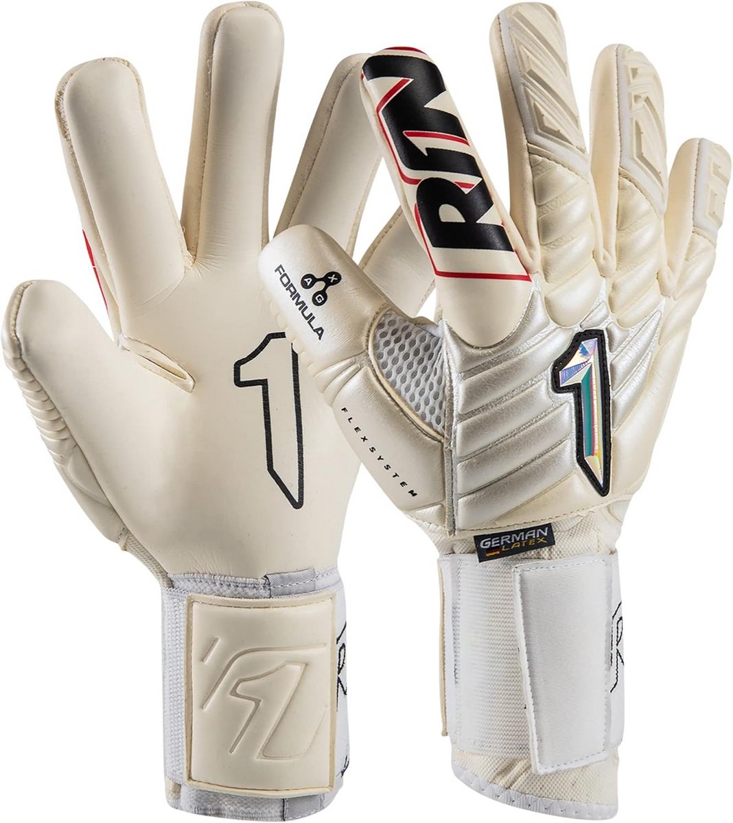 Professionele Voetbal Keepershandschoenen met Super Grip en Ergonomische Pasvorm