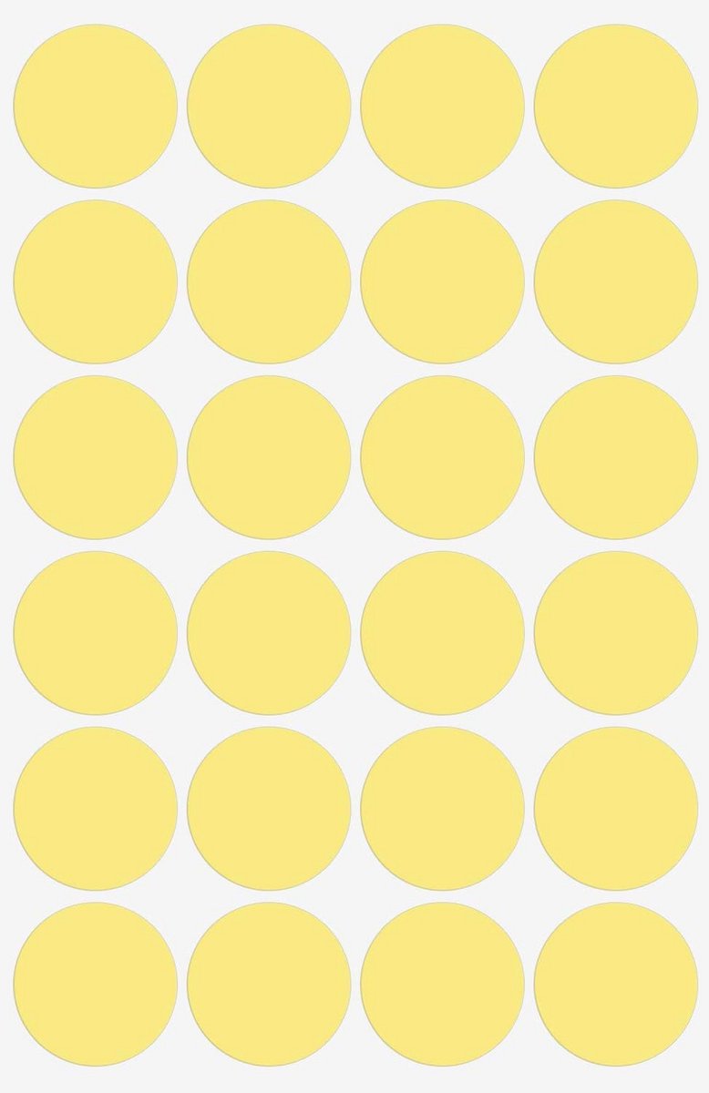 360 Ronde Kleurcodering Stickers 25mm - Zelfklevende Etiketten voor Organisatie
