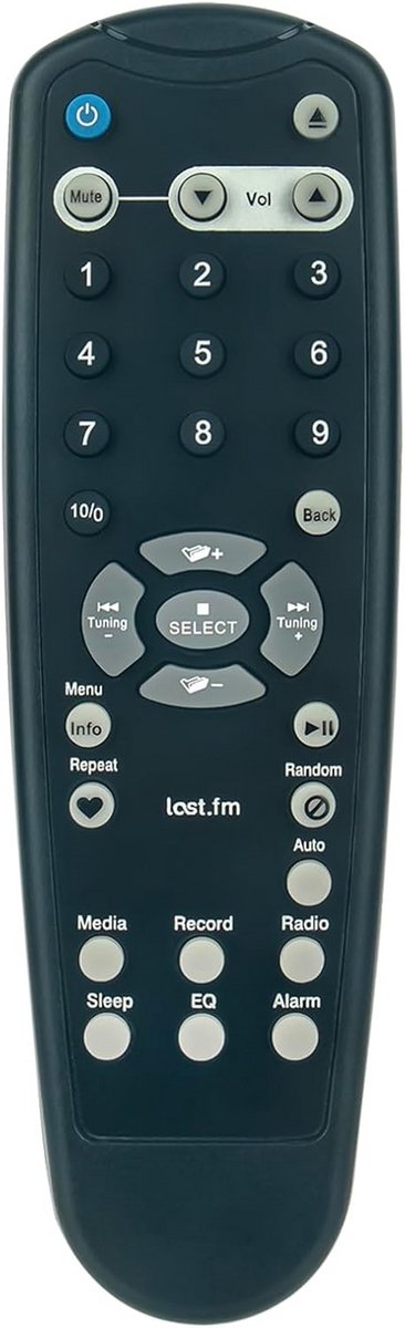 Universele Vervangende Afstandsbediening voor DAB/FM/CD Klokradio Systemen