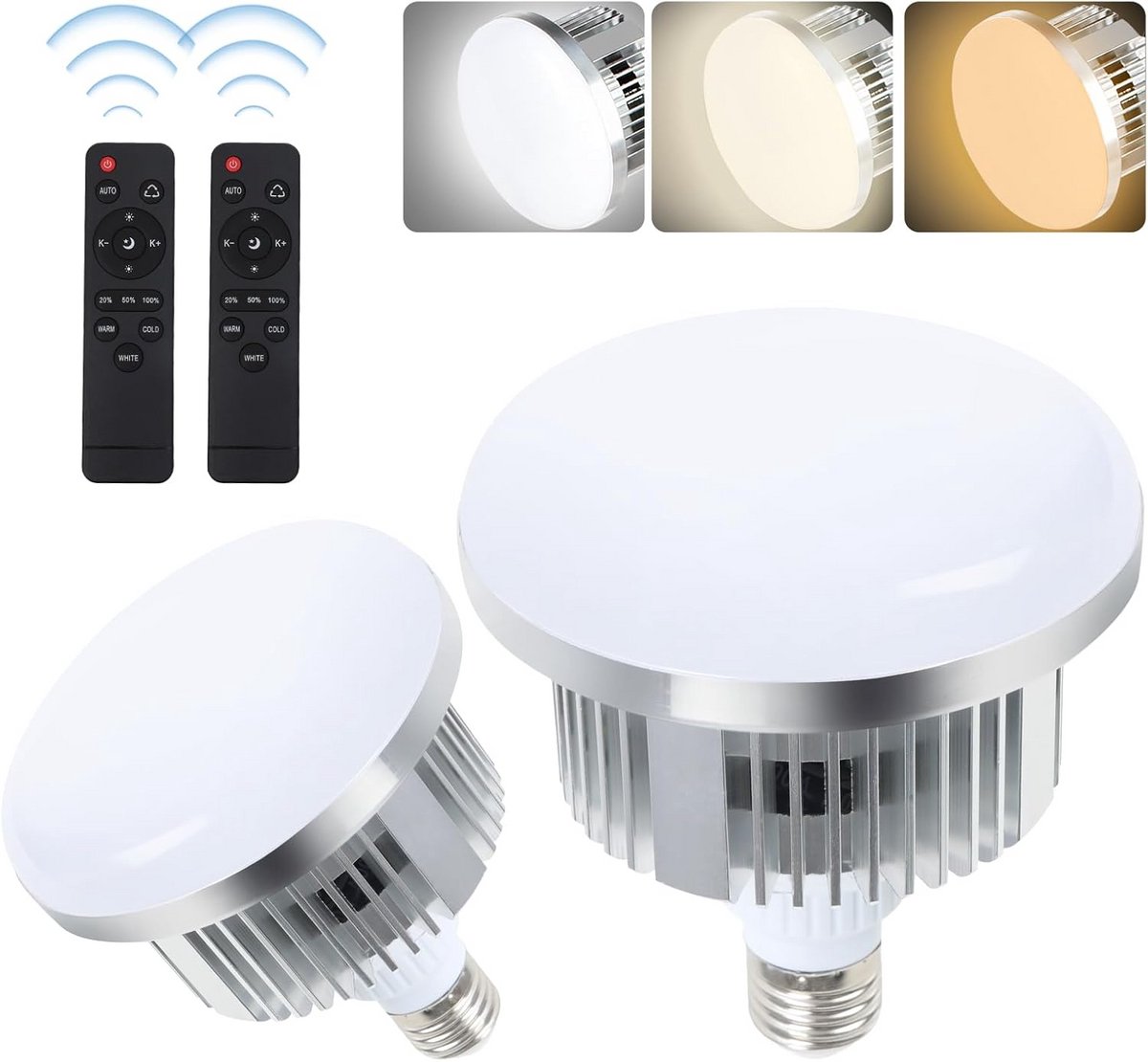 2x 135W LED Fotostudio Verlichting Set - 3000K-6500K Instelbaar met Afstandsbediening