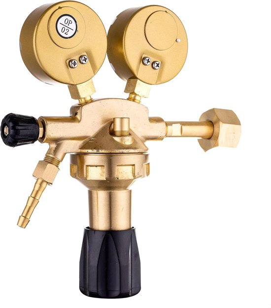 Stikstof Drukregelaar 50 Bar met Dubbele Manometer voor Airconditioning en Installatie — afbeelding 5