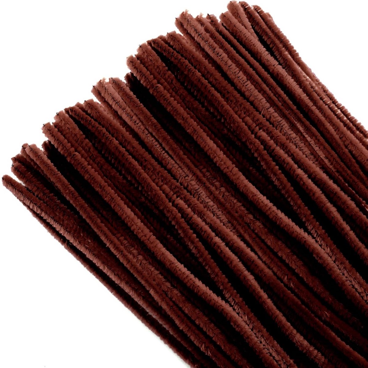 100 Stuks Bruine Pijpenragers - 30 cm Buigbare Knutseldraad voor Handwerk
