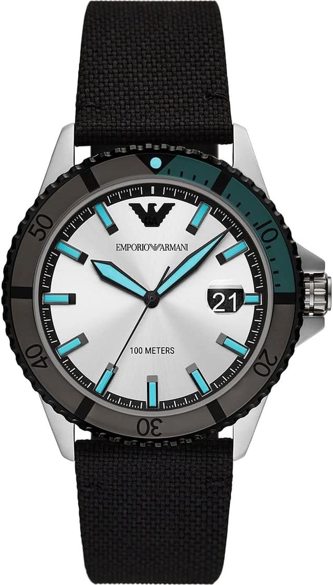 Heren Polshorloge - Tijdwaarnemer Accessoire - Dagelijks Gebruik - Datumweergave Functie - 42mm Kastmaat - Zilverkleurig Wijzerplaat