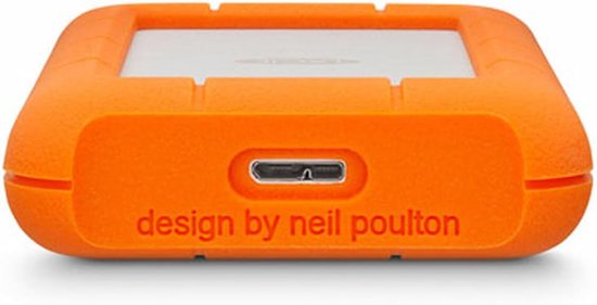 Externe Harde Schijf - Draagbare Opslag - Bestanden Opslaan - Schokbestendig Ontwerp - 25 Inch - Oranje — afbeelding 2