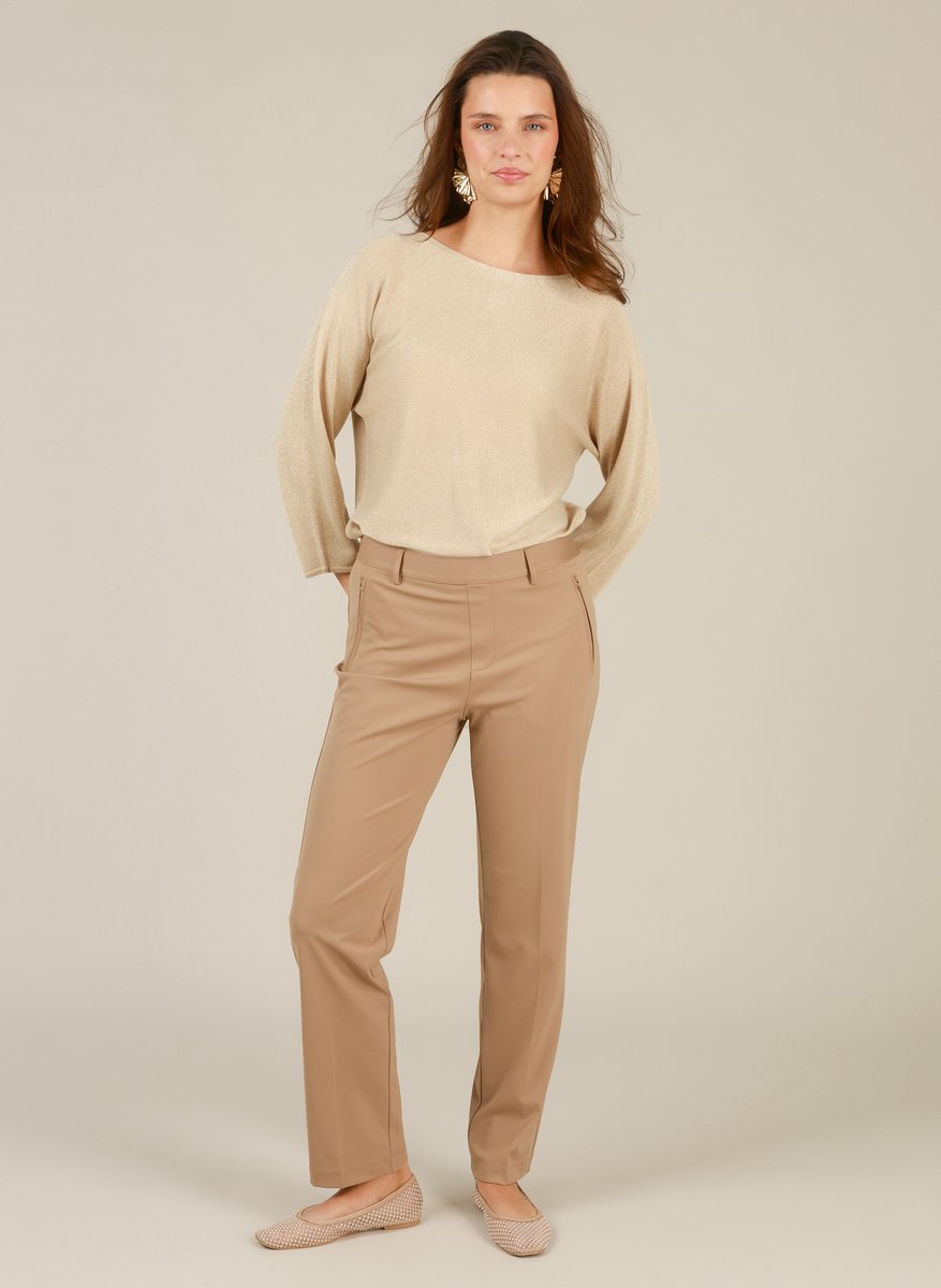 YEST Cornelia Essential Bottoms - Soft Brown - maat 48