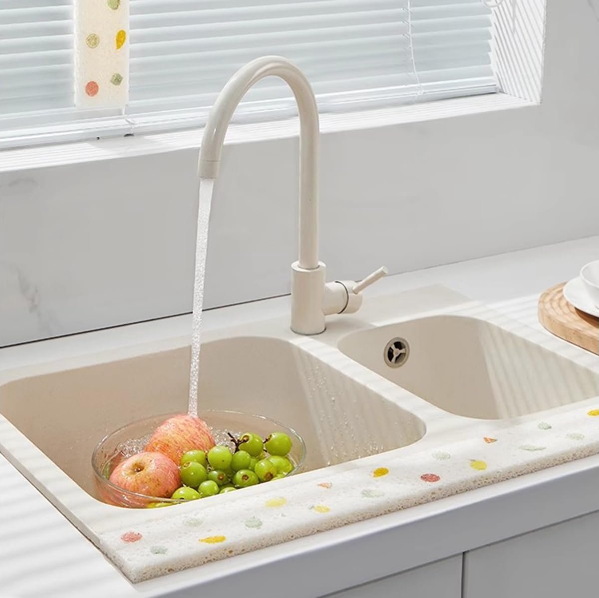 Keukenkraanmat, gootsteenmat, speciale mat voor keukenkranen, superabsorberend, geschikt v