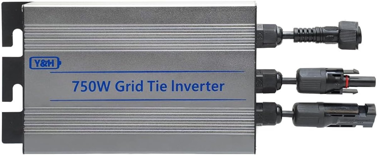 Micro-inverter 750 watt MPPT 24-42 volt – geschikt voor 24V 36V 48V zonnepanelen – AC-uitgang 220 volt – aansluiting op netstroom