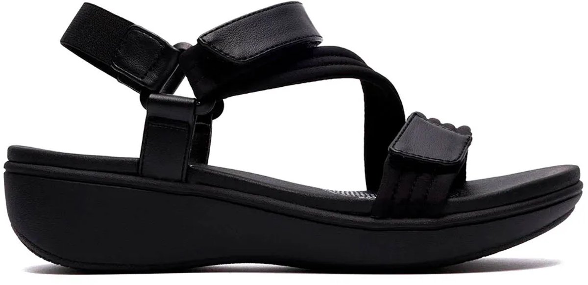 Clarks Shoes Brinkleyraesun Wedgesandalen Zwart EU 37 Vrouw