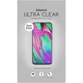 Selencia Duo Pack Ultra Clear Screenprotector voor de Samsung Galaxy A40