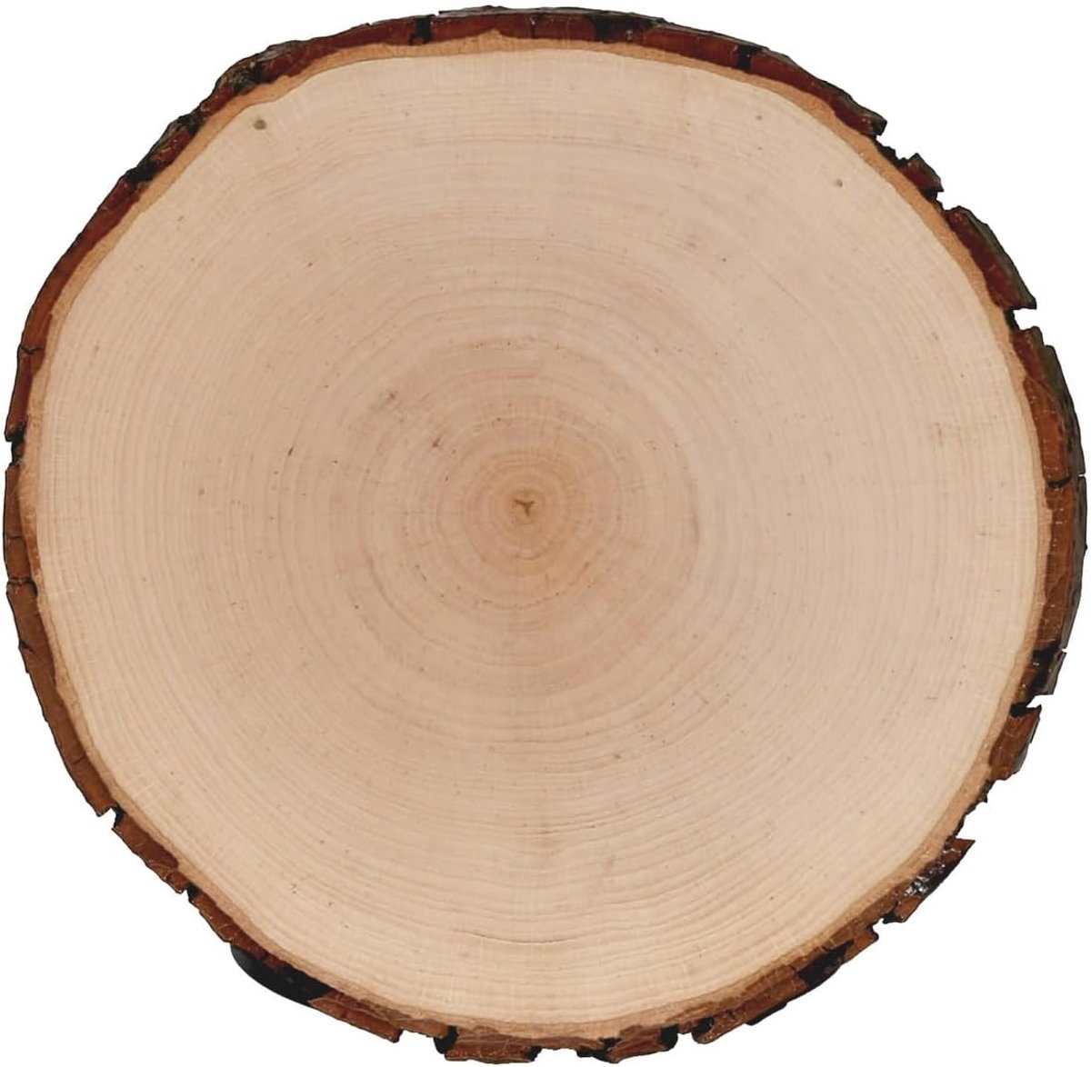 Ronde Schorsplank Essenhout - Natuurlijke Houten Serveerplank Onbehandeld