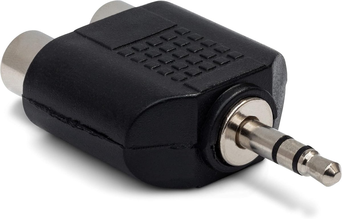 Dubbele RCA naar Mini Jack - Audio Adapter Kabel - Apparaten Verbinden - Solide Constructie