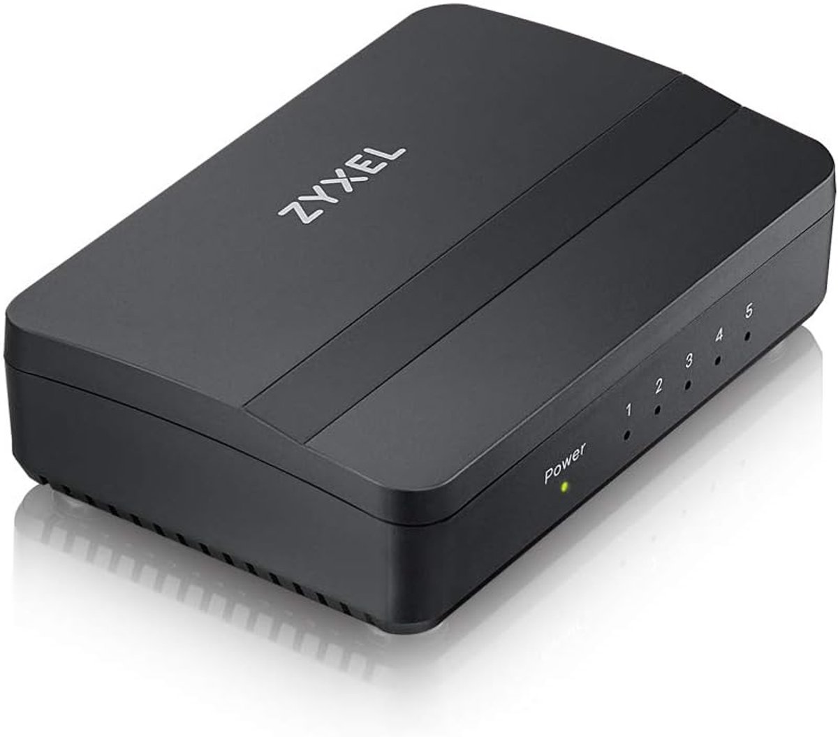 Gigabit Ethernet Switch - Netwerk Hub - Gaming Media - Plug and Play - 5 Poorten - Zwart