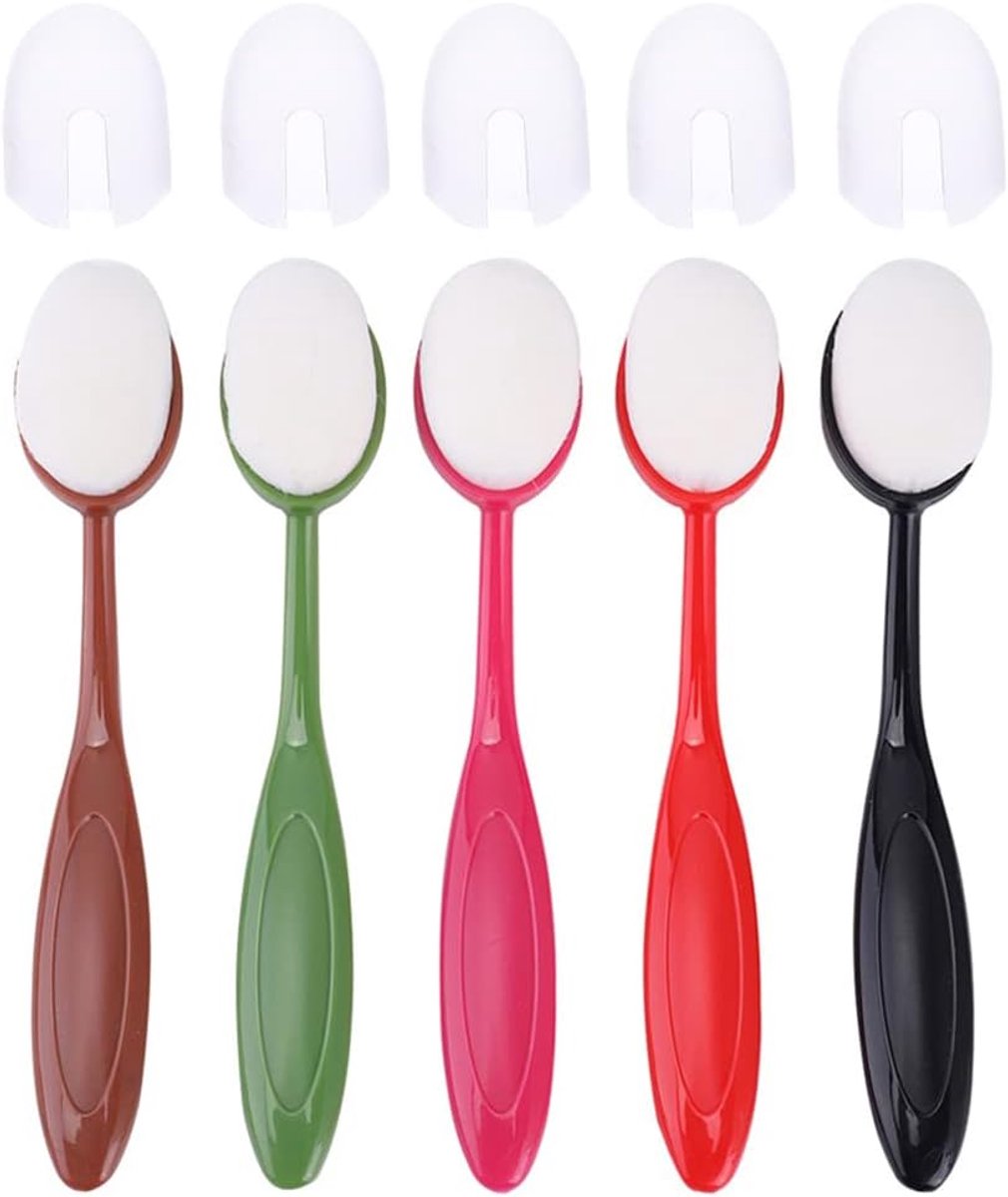 Set van 5 grote ink blending brushes voor kaarten maken en schilderen