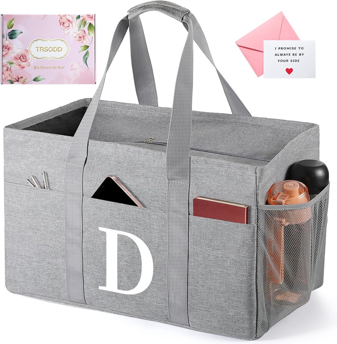 Herbruikbare opvouwbare boodschappentas - Can-vas draagtas voor boodschappen en reizen