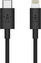 Belkin Mixit Lightning naar USB-C kabel 1.2 meter  - Zwart