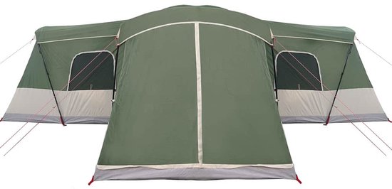 vidaXL - Tent - voor - 16 - personen - 16-persoons - Groen — afbeelding 3
