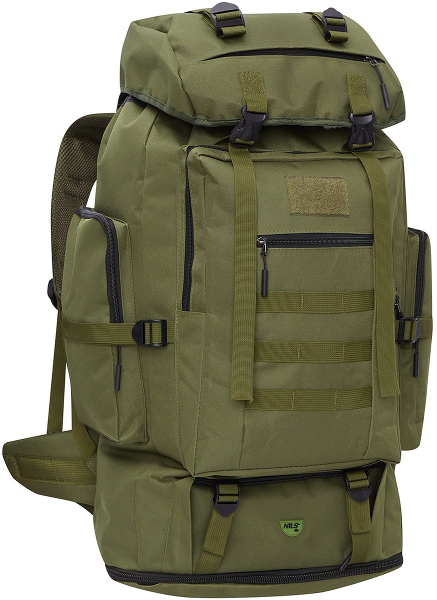 Nils Camp Magnum Serie Tactische Rugzak 100L Groen