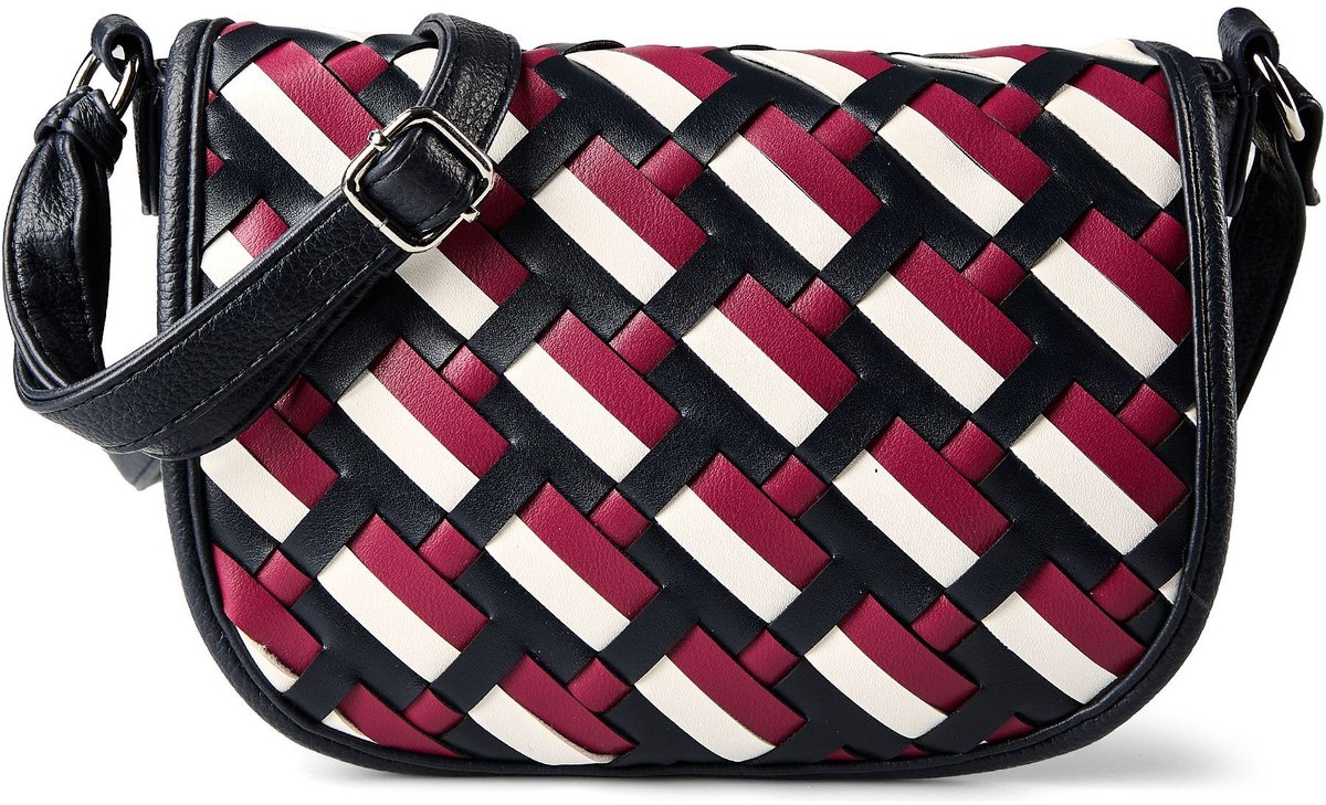 TOM TAILOR schoudertas Devie Saddle Bag Mixed Maritim veelkleurig