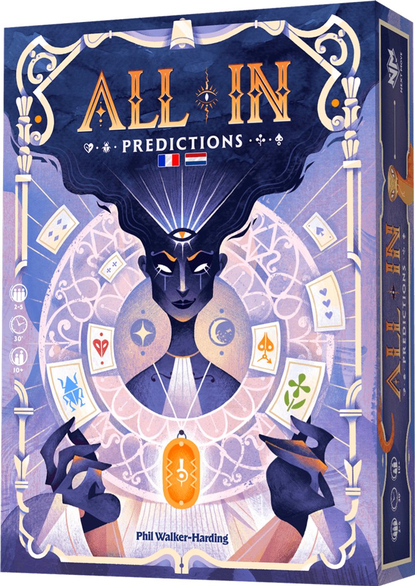 Asmodee kaartspel All In! Predictions rood strategie spel. — cadeau in Partyspellen - foto 6