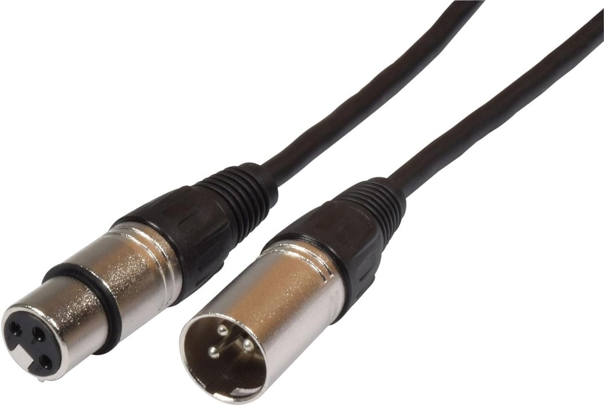 XLR Kabel - Microfoon Kabel - Audio Verbinding - Volledig Afgeschermd - 1.5m - Geel