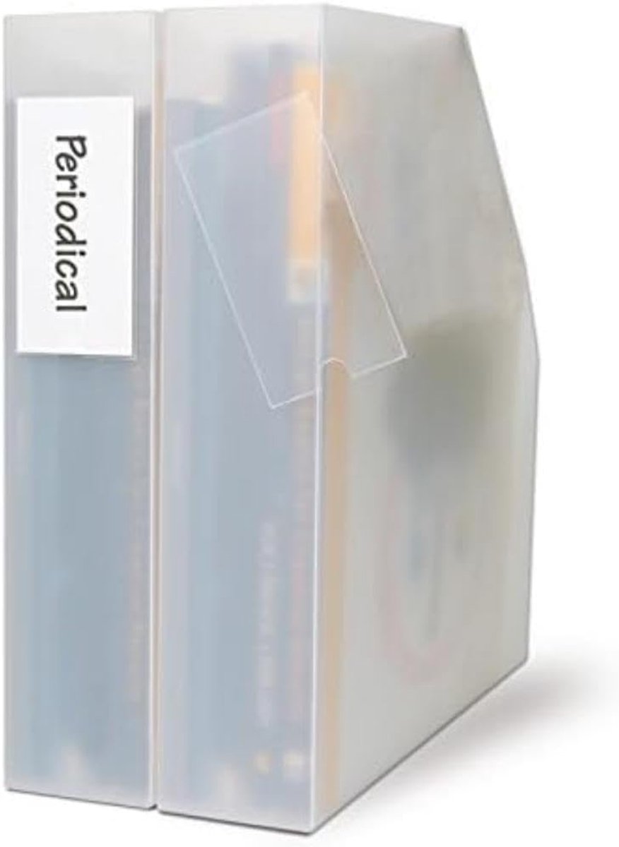 Zelfklevende Labelhouders 19 x 75 mm - Pack van 16 - Gemakkelijk te Vervangen Inzetstukken