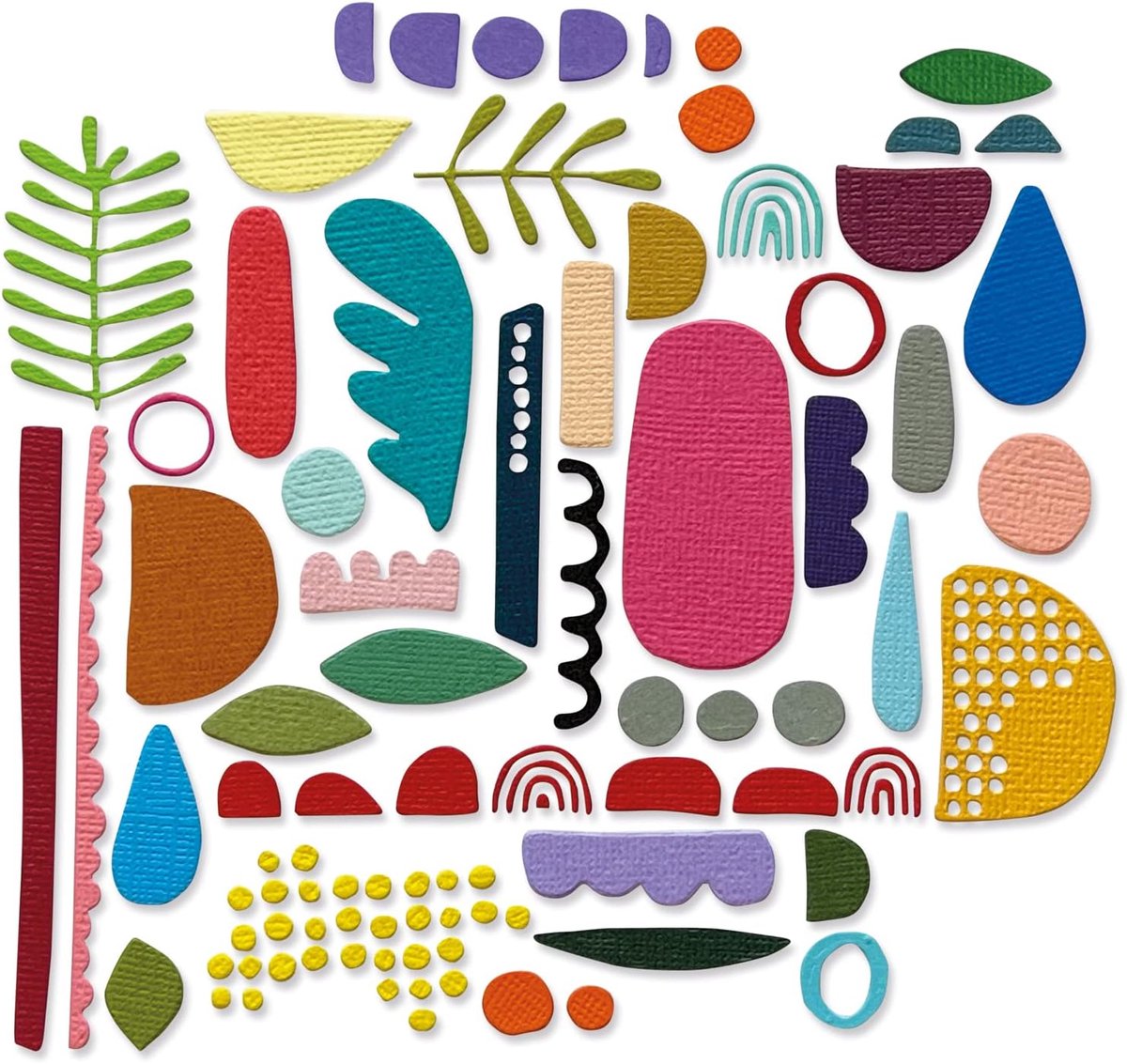 Abstracte Elementen Stansset voor Kaarten en Papierprojecten