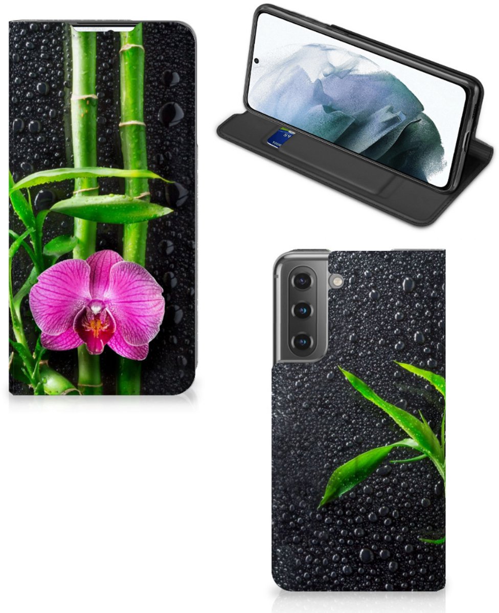 Samsung Galaxy S21 FE Smart Cover Orchidee