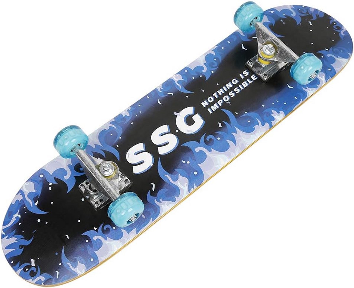 Compleet skateboard voor kinderen en volwassenen met dubbel KickMaple Deck