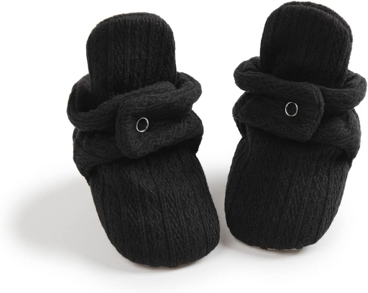 Zachte fleece laarzen voor pasgeborenen - Antislip babyschoenen voor jongens en meisjes - Perfect voor eerste wandelingen en winterslaap