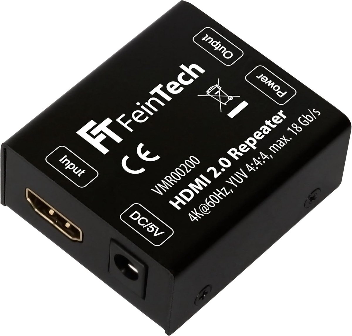HDMI 2.0 Repeater Amp Signalversterker 4K 60Hz Tot 50m