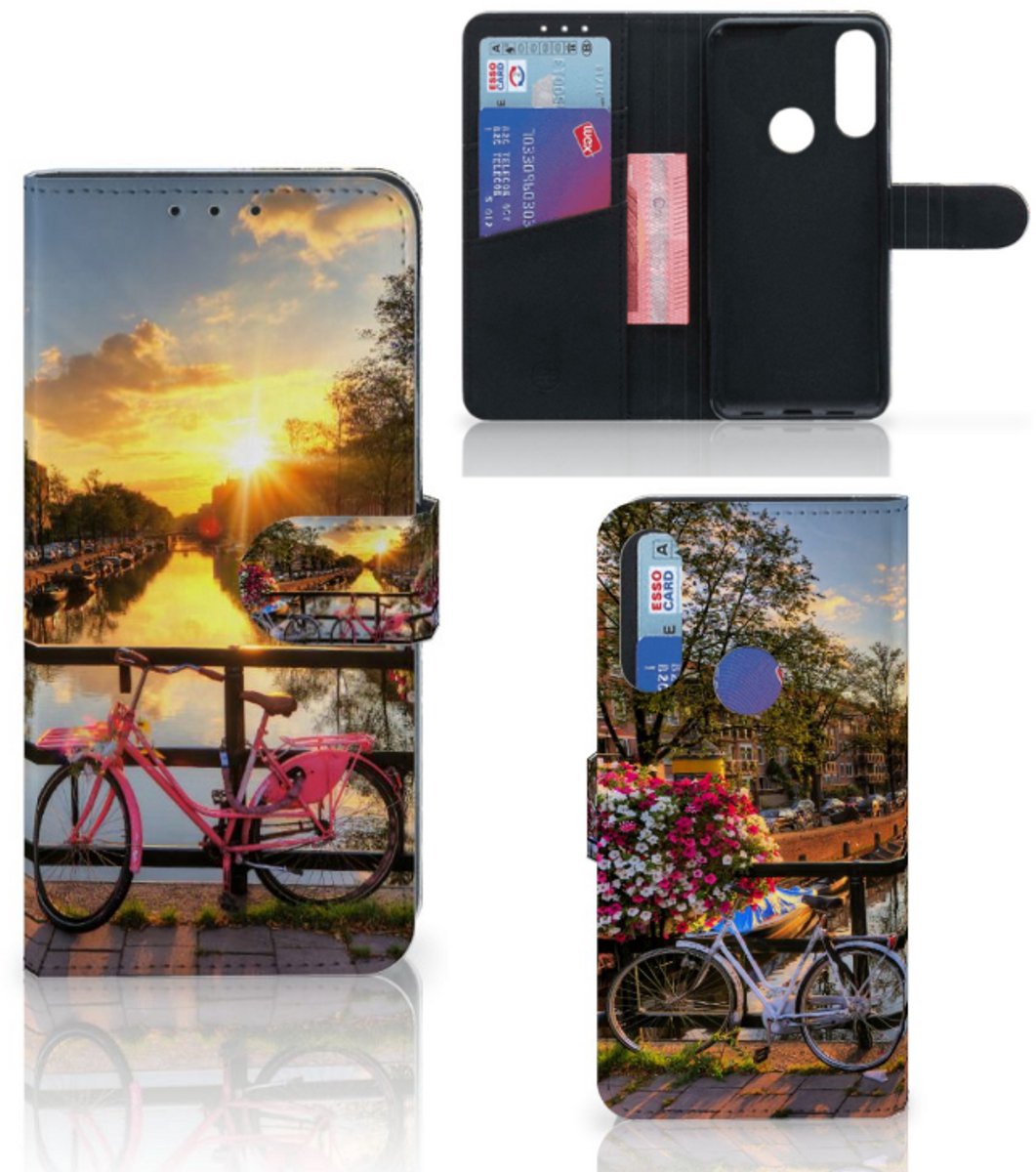 Alcatel 1S 2020 Flip Cover Amsterdamse Grachten