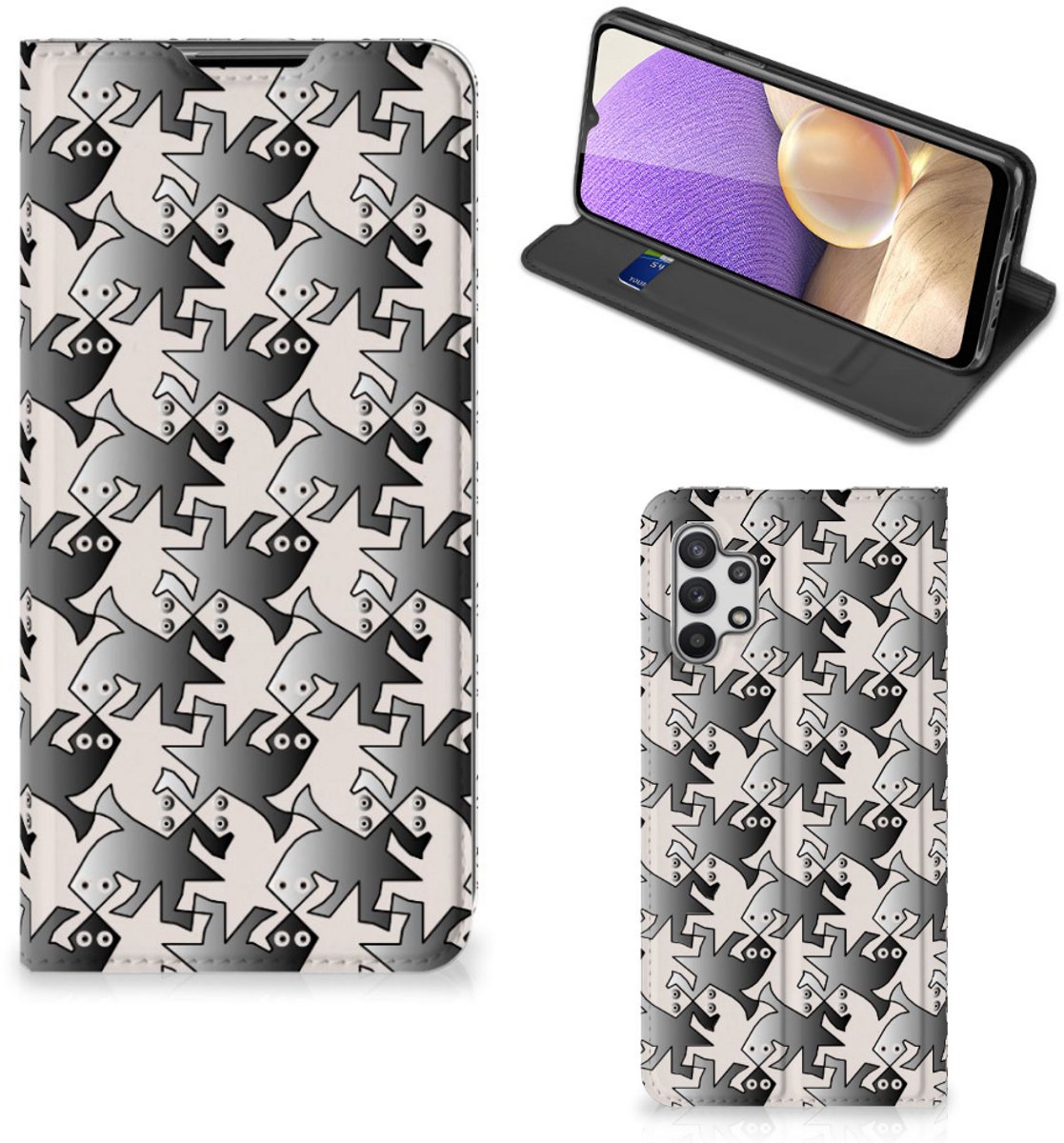 Samsung Galaxy A32 5G Hoesje maken Salamander Grey