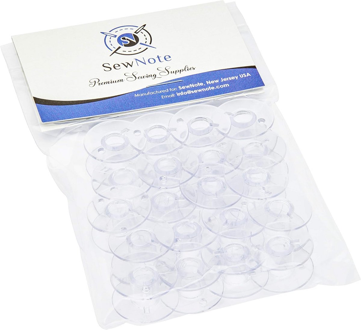 20 Pack Klasse 15 Clear Spoelen voor Naaimachines