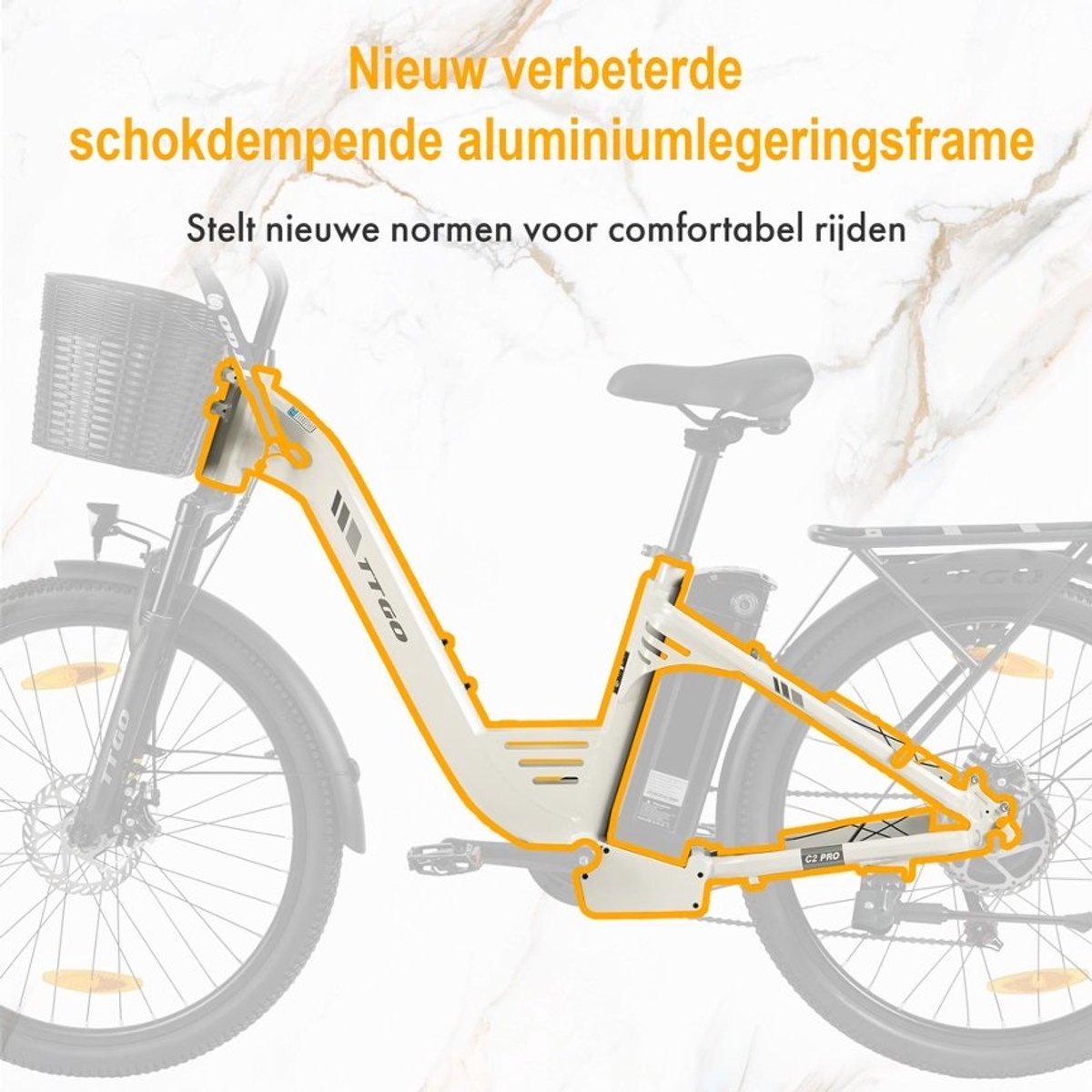 26-inch E-Bike - 120 km Bereik thumbnail 2