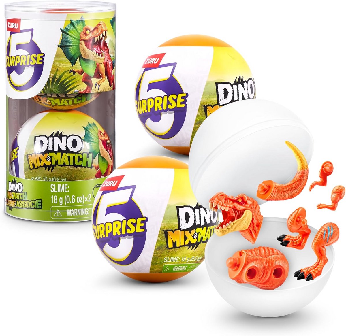 Dino Mix en Match Capsules - Serie 1 - 2-Pack