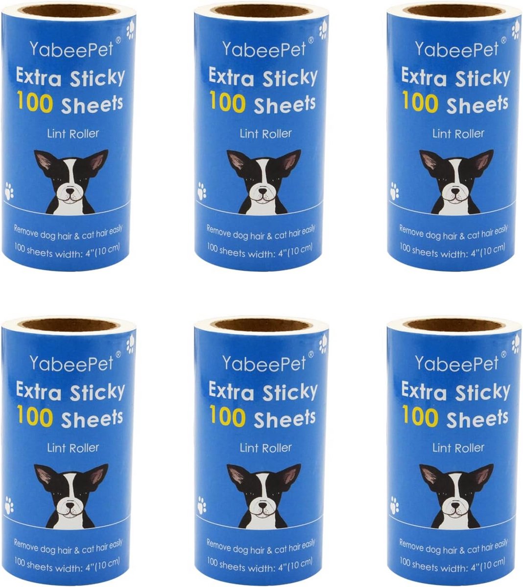 Pluisroller Set - 10 cm - Effectieve Pluisverwijderaar voor Dierenhaar en Kleding