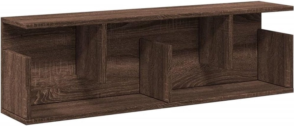 Muikkast 100x20x30 cm Hout Brown Eiken Kleur