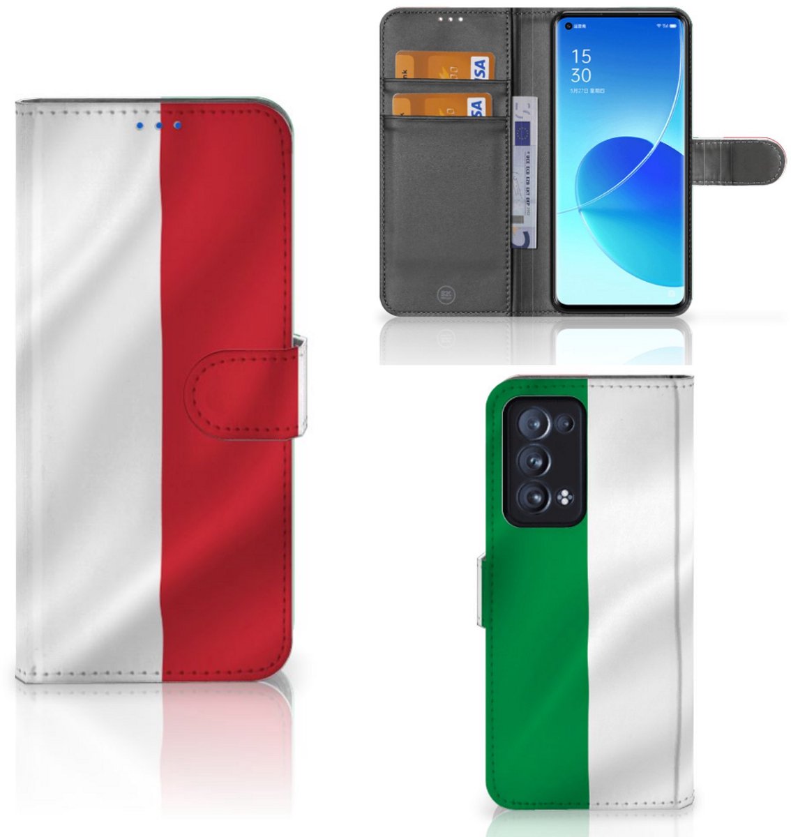 OPPO Reno 6 Pro Plus 5G Bookstyle Case Italië