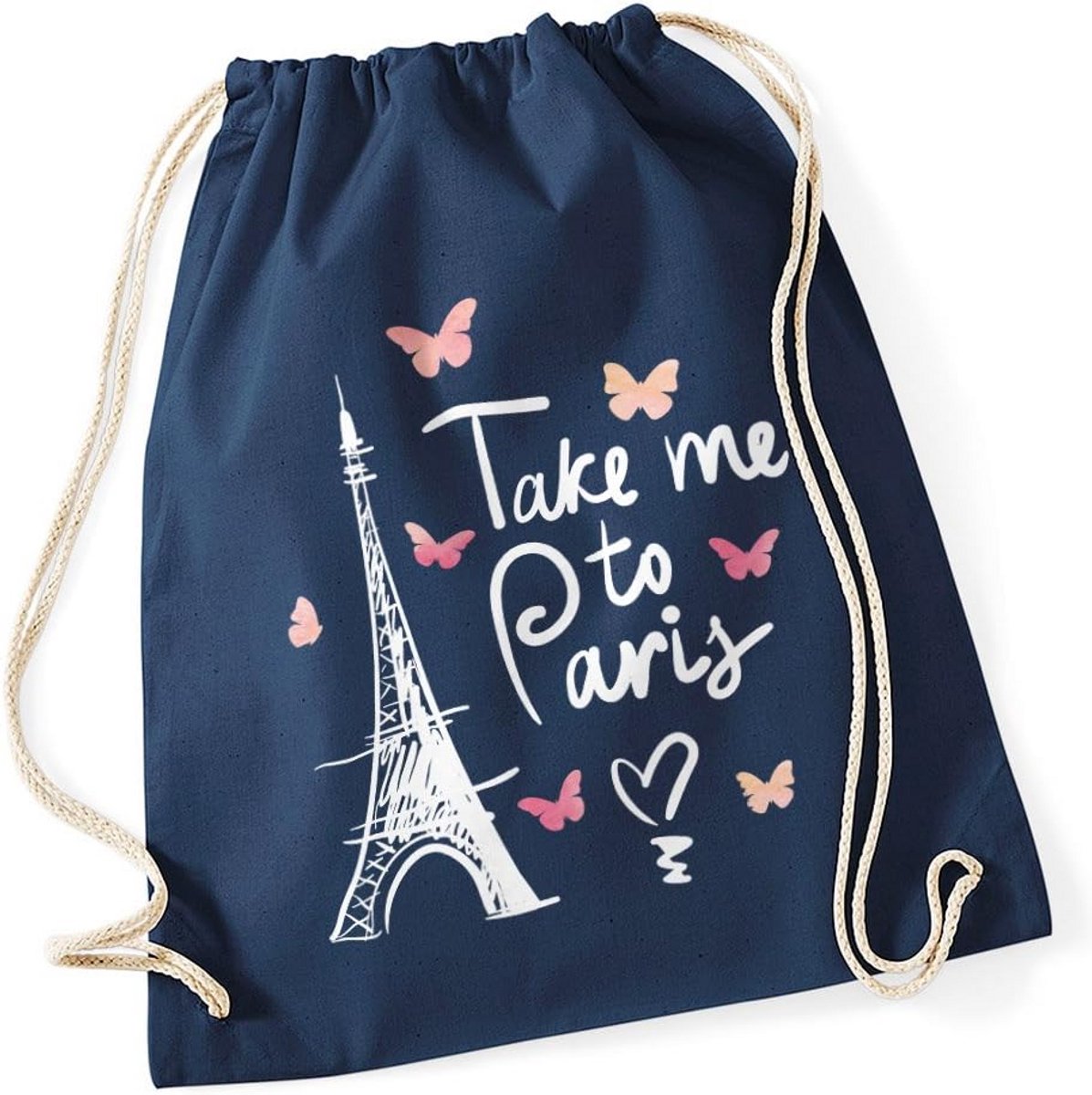 Gymtas Eiffeltoren Jute Hipster Design