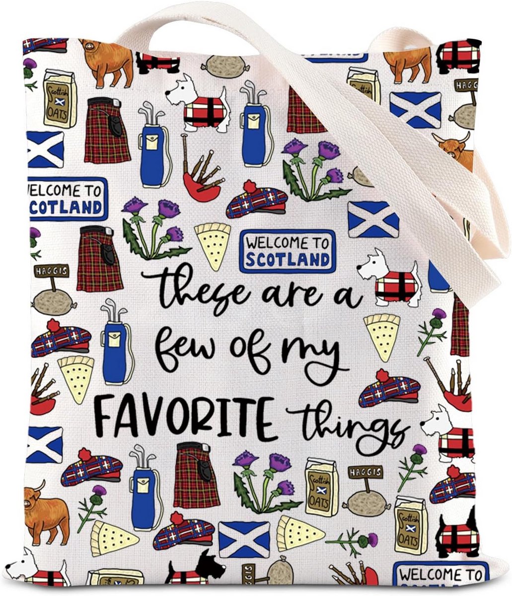 Edinburgh Travel Tote Bag - Scotland Pride Gift for History Lovers