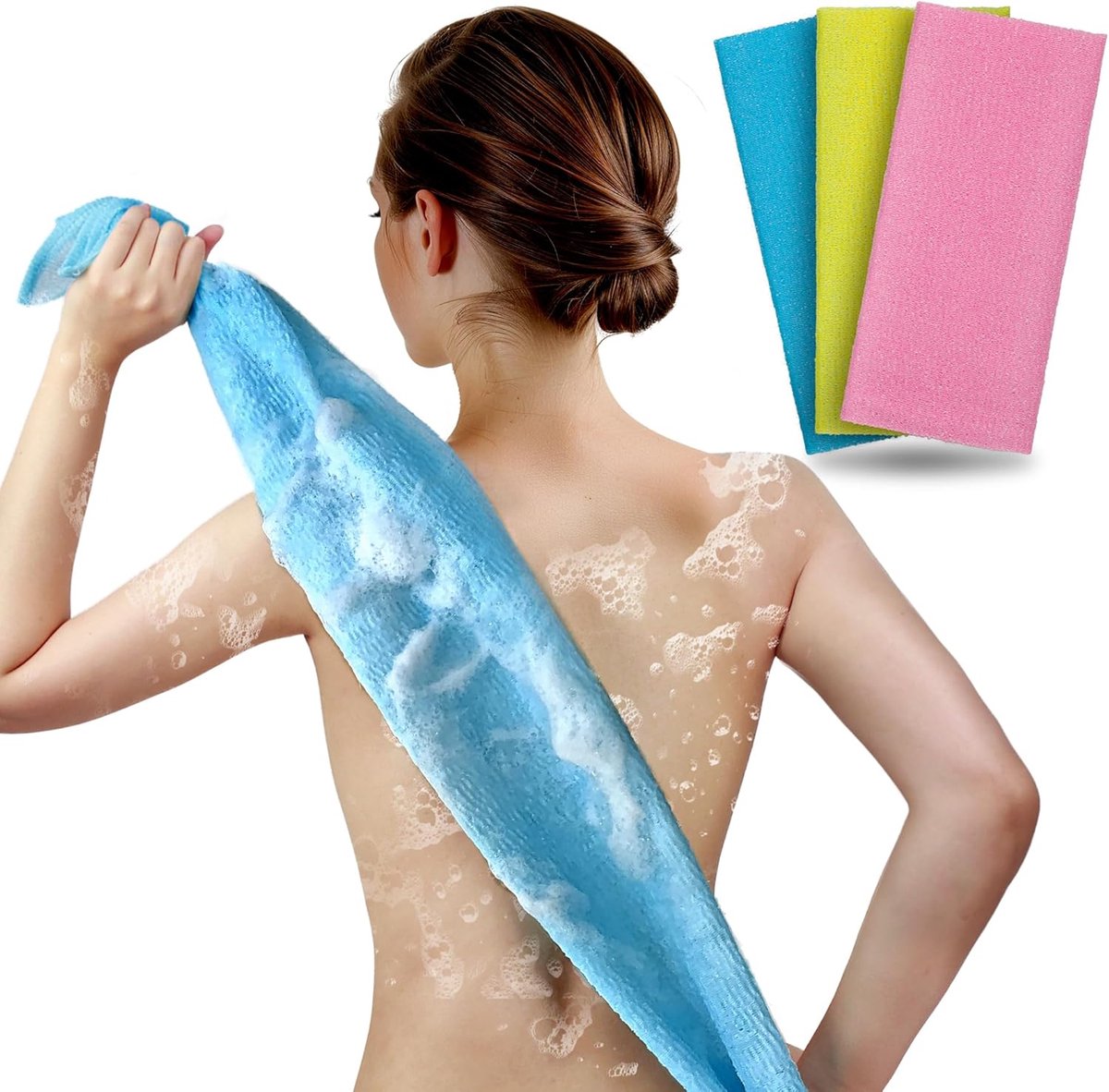 Exfoliërend Washandje voor Lichaam - Set van 3