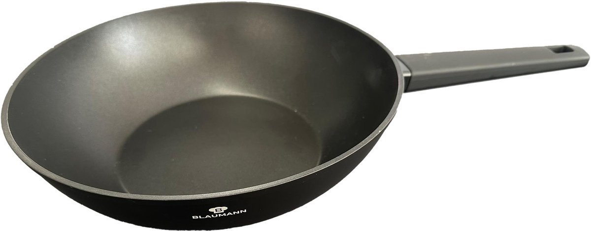 Blaumann Black Silver Wokpan Ø28cm.