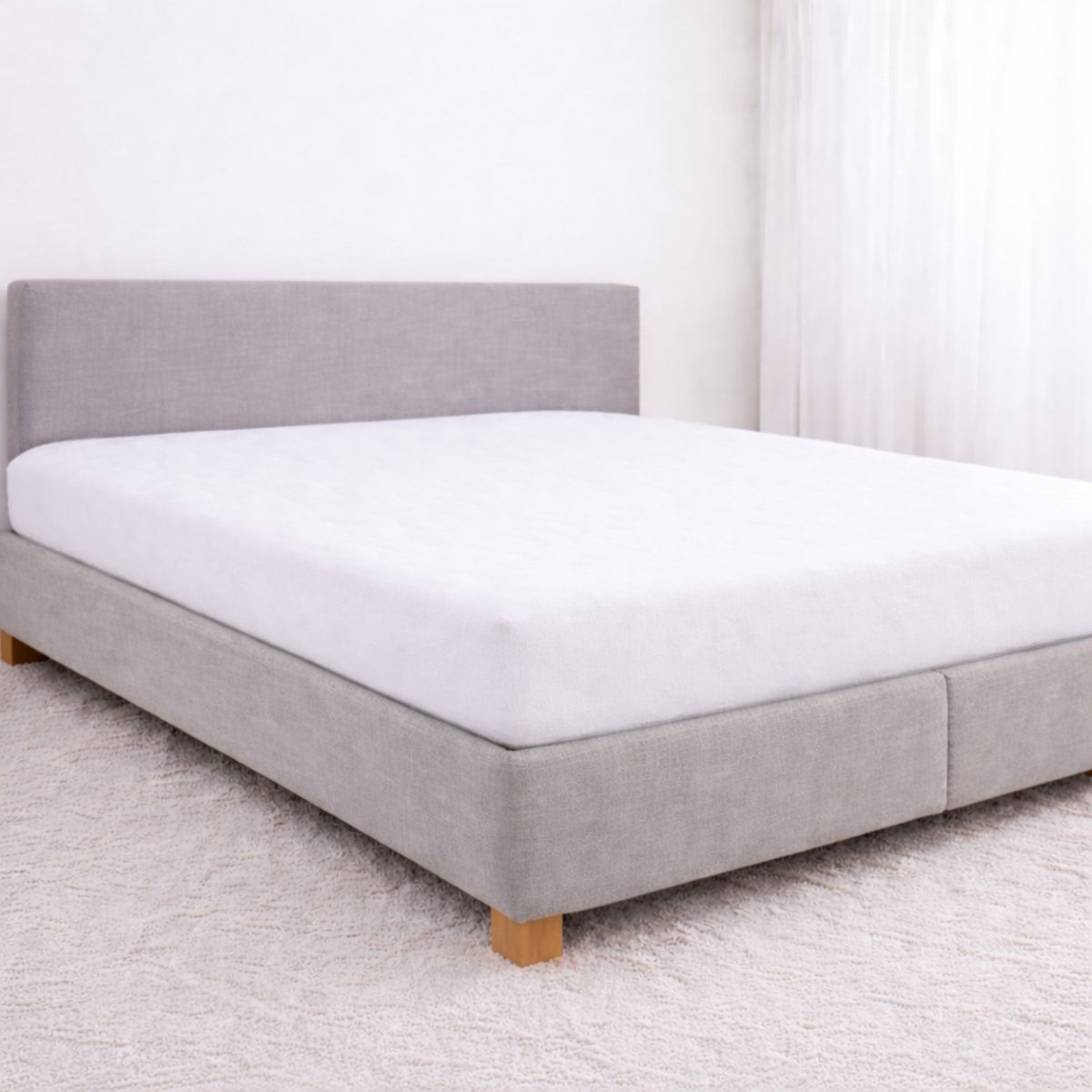 Sleeps Molton Hoeslaken Katoen Stretch - 180x210 cm - Matrasbeschermer