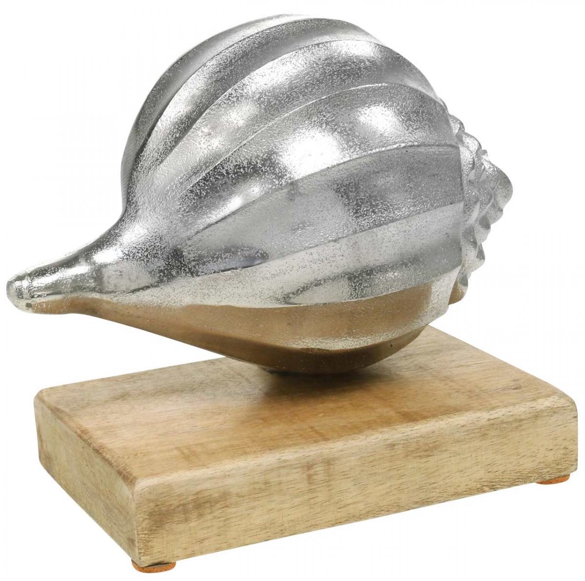 Ketel gemaakt van metaal, maritieme decoratie om zilver te plaatsen, n