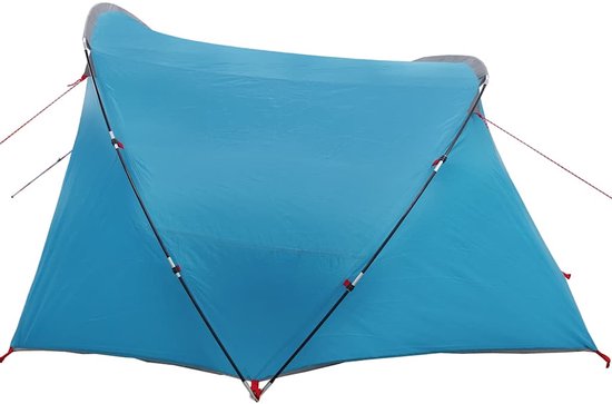 vidaXL - Tunneltent - voor - 4 - Personen - 4-persoons - Blauw - en - Grijs — afbeelding 3